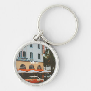 Miami Ocean Drive Travel Souvenir Key Ring