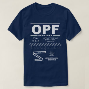 Miami-Opa Locka Executive Airport OPF T-Shirt