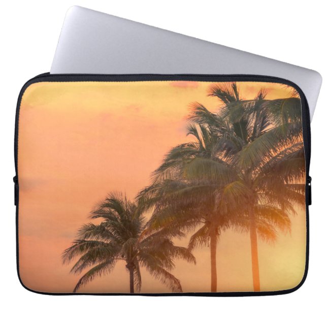 Miami Palms Laptop Sleeve (Front)