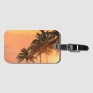 Miami Palms Luggage Tag