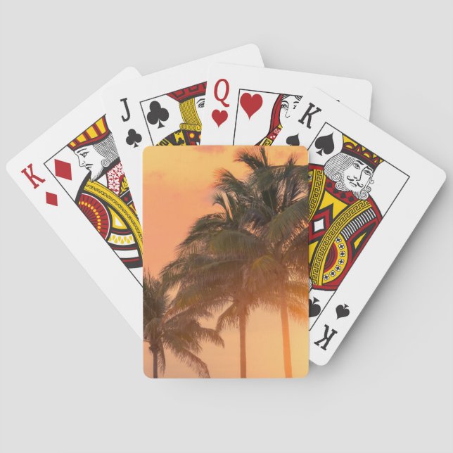 Miami Palms Playing Cards (Back)
