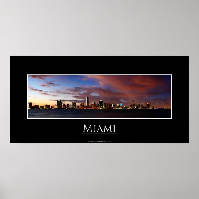 Miami Panorama Poster (Front)