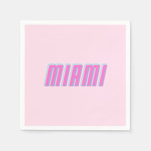 Miami Pink Napkin