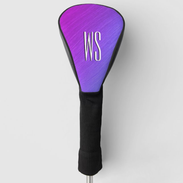 Miami Shine Monogram Golf Head Cover (Front)