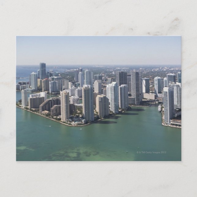 Miami Skyline 2 Postcard (Front)