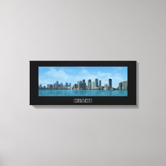 Miami Skyline Canvas Print