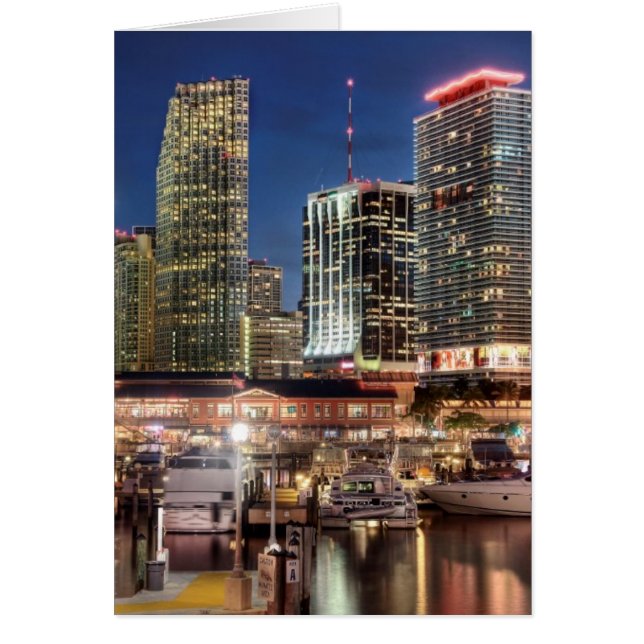 Miami skyline city in Florida (Front)