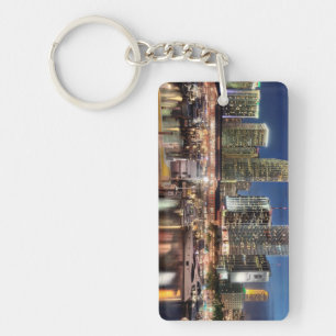 Miami skyline city in Florida Key Ring