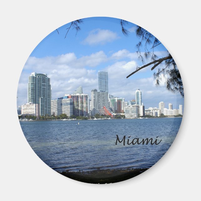 Miami Skyline Magnet (Front)