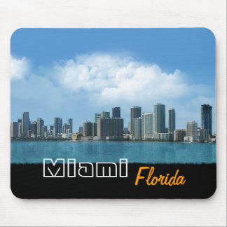 Miami Skyline Mouse Mat