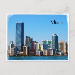 Miami skyline - Post card