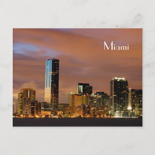 Miami skyline - Post card