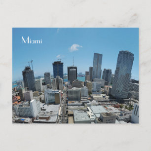 Miami skyline - Post card