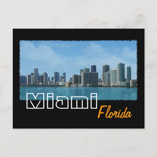 Miami Skyline Postcard (Front)