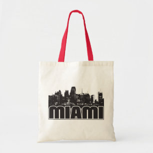 Miami Skyline Tote Bag