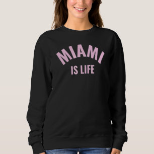 Miami Soccer Jersey Sweatshirt
