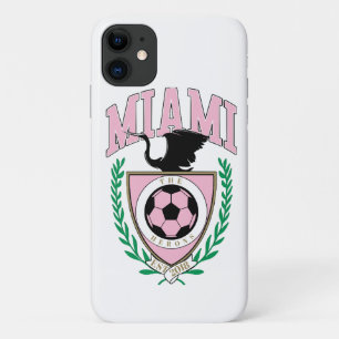 Miami Soccer Varsity Style  iPhone 11 Case