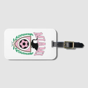 Miami Soccer Varsity Style  Luggage Tag
