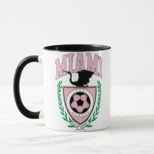 Miami Soccer Varsity Style Mug