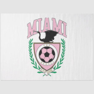 Miami Soccer Varsity Style  Tissue Paper