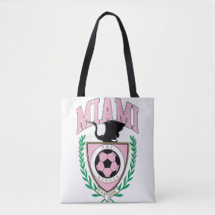 Miami Soccer Varsity Style  Tote Bag