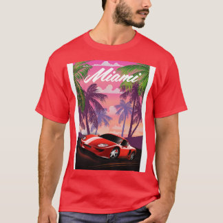 Miami Sports car T-Shirt