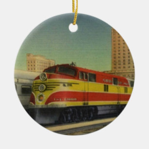 Miami Streamliner Ceramic Tree Decoration