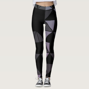 Miami Style on Dark Black Design Leggings