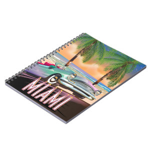 Miami sunset notebook