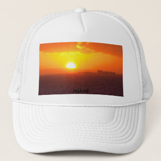 MIAMI SUNSET TRUCKER HAT