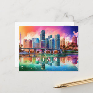 Miami The Magic City  Postcard