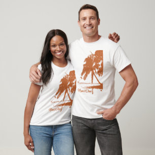 Miami To Diani Kite Surfer Island T-Shirt Orange