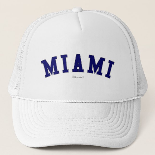 Miami Trucker Hat (Front)