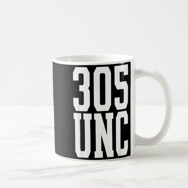 Miami unc 305 area code proud mia uncle  coffee mug (Right)