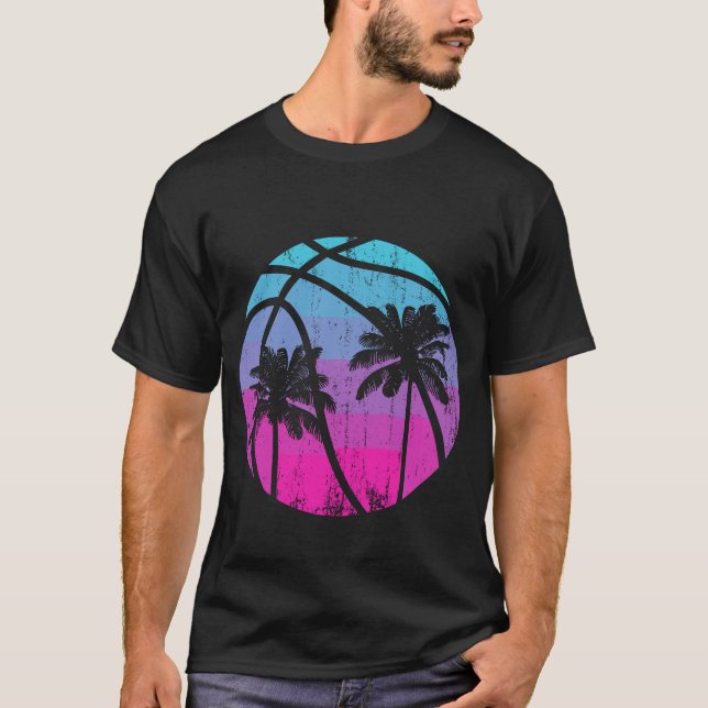 Miami Vice Basketball T-Shirt (Front)