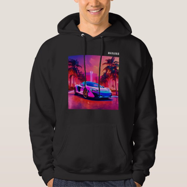 Miami Vice Rapper Ride Hoodie (Front)
