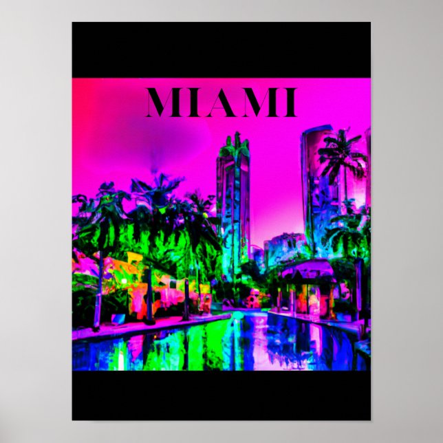 Miami Vintage  Poster (Front)