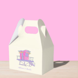 Miami Wedding  Favour Box