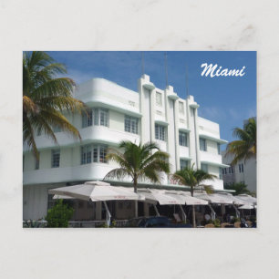 miami white postcard