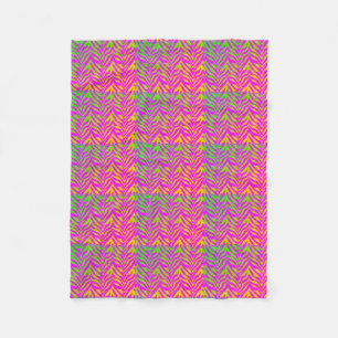 Miami Zebra Print Fleece Blanket