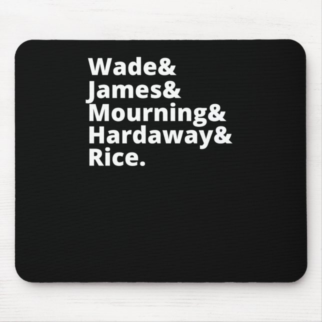 Miami's Finest  Mouse Mat (Front)