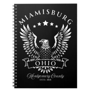 Miamisburg Montgomery County Ohio Vintage Eagle Notebook