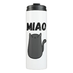 MIAO Black Cat Reusable Drink Bottle