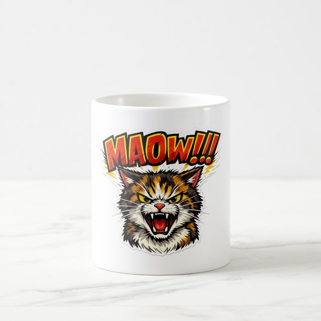 Miaow!! | Funny Cat Mug for Cat Lovers (Center)