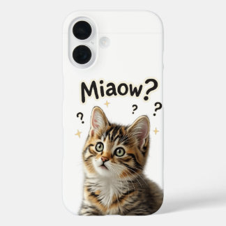 Miaow? | Funny Cat Phone Case for Cat Lovers