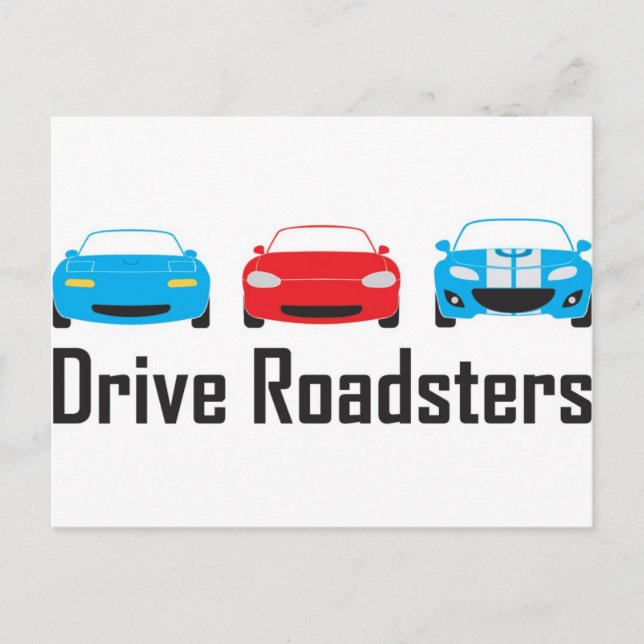 miata 3 gens postcard (Front)