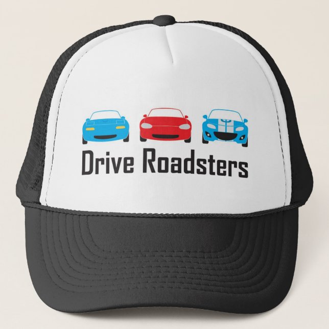 miata 3 gens trucker hat (Front)