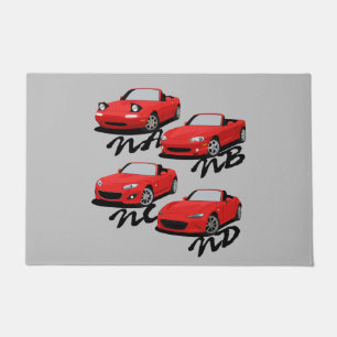 Miata Generations Doormat