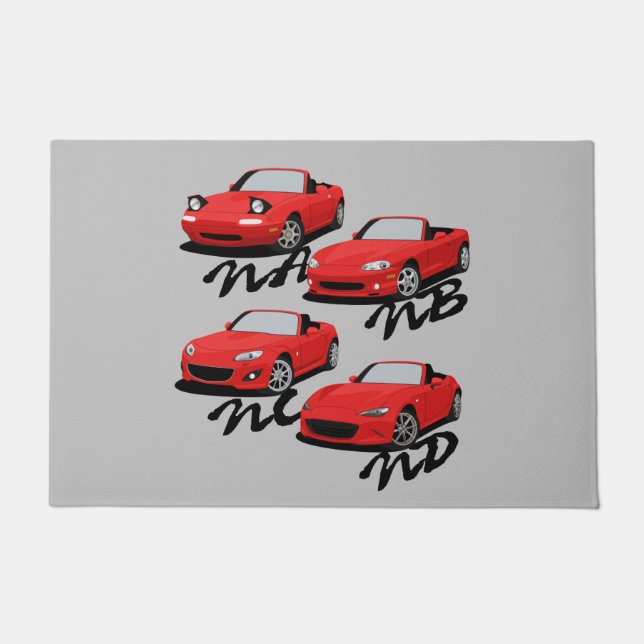 Miata Generations Doormat (Front)