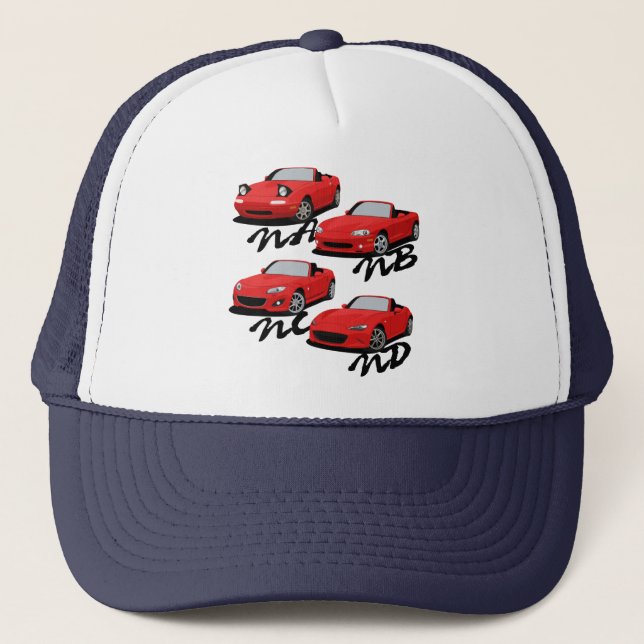 Miata Generations Trucker Hat (Front)